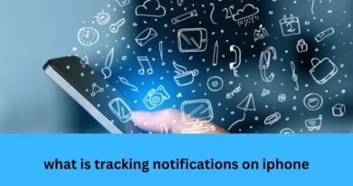 what is tracking notifications on iphone